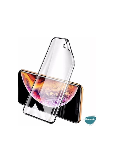 Apple iPhone Uyumlu   11 Pro Max Crystal Seramik Nano Ekran Koruyucu Siyah 2 Adet