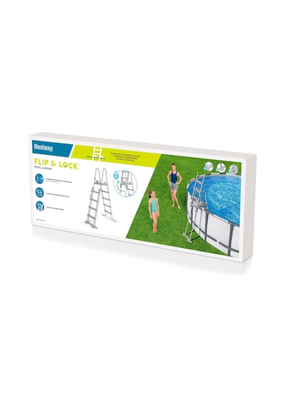 Bestway Güvenlikli Havuz Merdiveni 132 Cm 58332