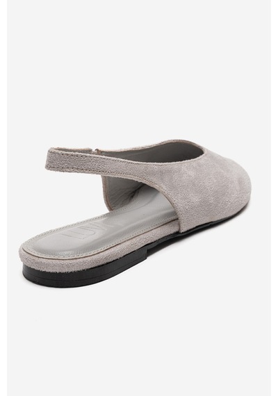 Luvishoes Serına Buz Süet Kadın Sandalet Buz Mavi