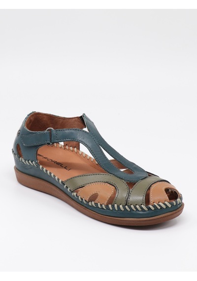 Forelli Sally 22521 Jean Hakiki Deri Kadın Sandalet