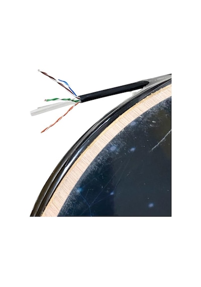 Rose Rdc-57 305mt 23awg Outdoor Dış Ortam Siyah Cat6 Kablo 0.57mm 100 M