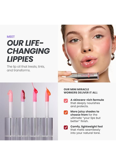 Wonderskin Lip Rehab Nemlendirici Ve Onarıcı Renkli Dudak Serumu Yağı Honey 3.57ml