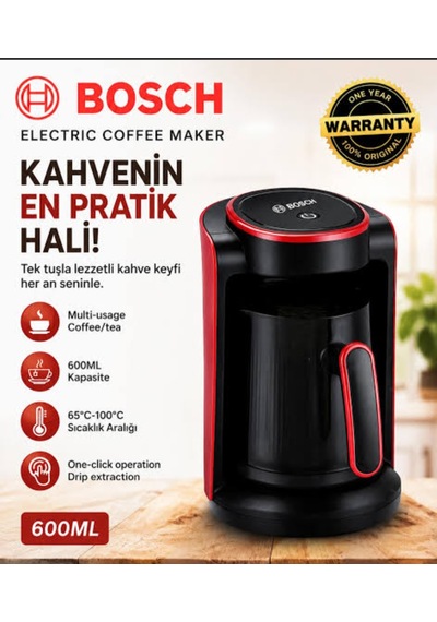 Tek Hazneli Kahve Makinesi B-siyah