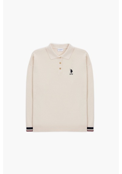U.S. Polo Assn. U.s. Polo Assn. Kadın Krem Kazak /triko 50314707-vr071
