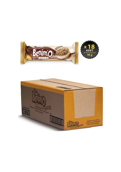 Benim O Kombo Kremalı Bisküvi 96 G X 18 Adet
