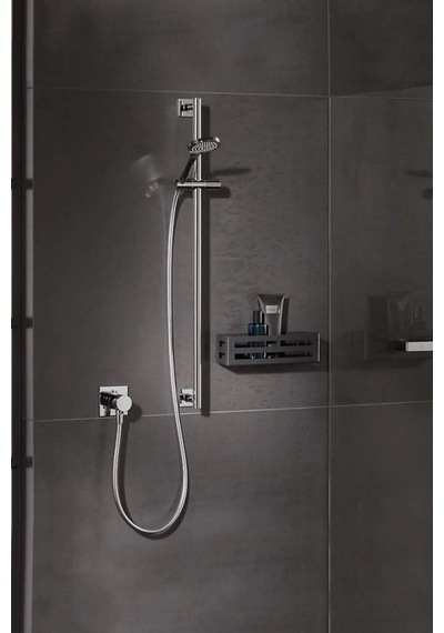 Paslanmaz Metal Banyo Rafı, Modern Banyo Rafı, Şampuan Rafı, Banyo Rafı, Banyo Düzenleyici Siyah