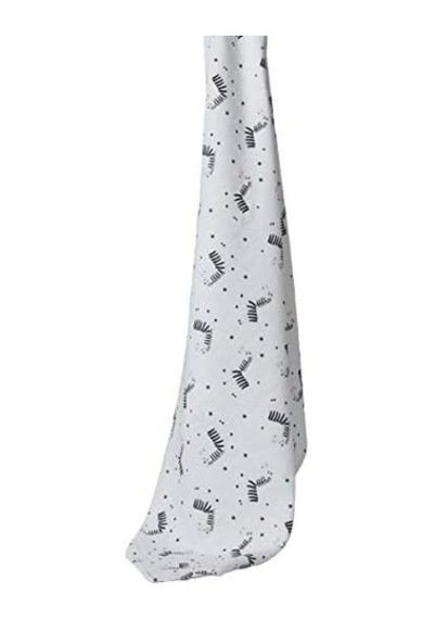 White Zebra Muslin Örtü