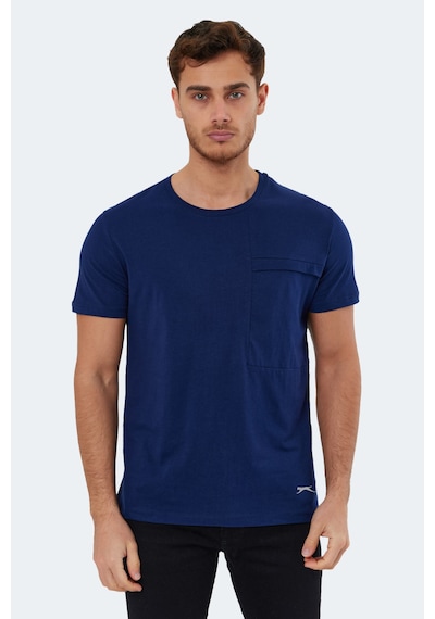 Slazenger Kaurı In Erkek Lacivert Tişört Lacivert