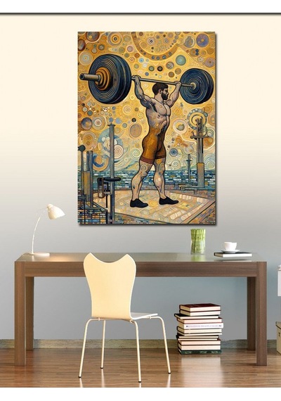 Kanvas Tablo Çiçek Saçlı Kadın Ve Yağmur 50cmx70cm