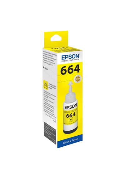 Epson T664  4 Renk Mürekkep Seti Siyah, Mavi, Kırmızı, Sarı - L110 L220 L382 L3050 L3060 Uyumlu