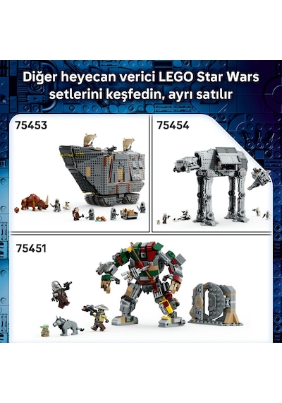 LEGO® Star Wars™ Gezegen Dışı Kum Taşıtı ve Mudhorn 75453 - 14 Yaş ve Üzeri için 7 Karakter İçeren Oyuncak Yapım Seti (1683 Parça)