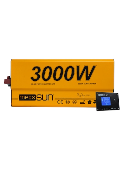 Mexxsun 3000 Watt 12 Volt Tam Sinüs Ups İnverter Remote Ekran