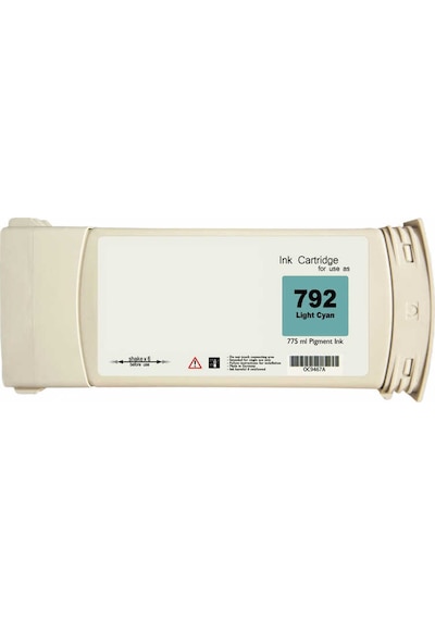 Hp 792-cn709a Açık Mavi Uyumlu, Lateks Kartuşu Great Toner