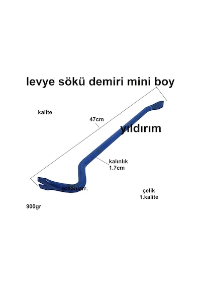 Manivela Sökü Demiri Kancası 1 KG Çelik