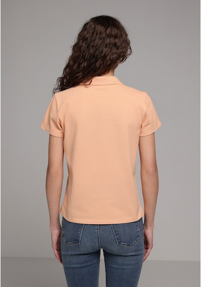 Colin's Colins Regular Fit Polo Yaka Nakışlı Kadın Turuncu Kısa Kol Tişört Cl1079949 Q1.v2 Psl Somon