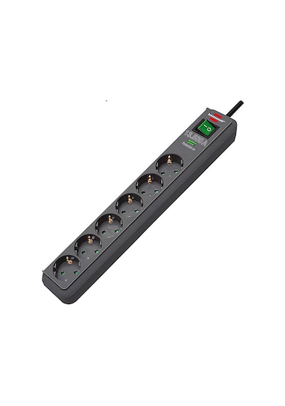 Brennenstuhl Eco Line Serisi 6 Soketli 13.500A Akım Koruyucu Priz 1.5 M