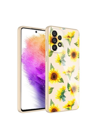 Zore Galaxy A52 Kılıf Kamera Korumalı Desenli Sert Silikon Nvth Epoksi Kapak - No2