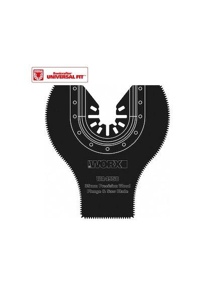 Worx Wa4958 Çok Amaçlı Raspalama Makinası İçin 35x80mm 180 Ahşap, Fiberglas, Pvc Universal Dalma/kesme Bıçağı