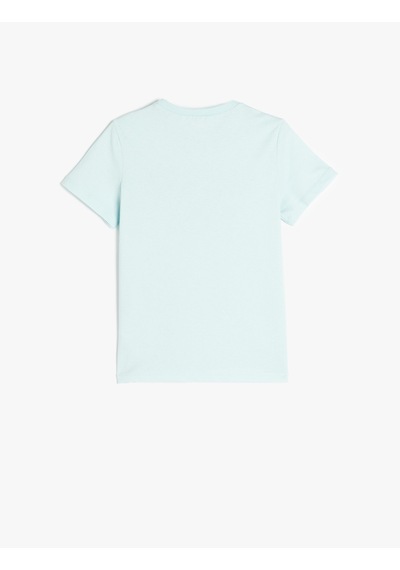 Koton Mavi Erkek Çocuk T-shirt 5skb10051tk Mavi