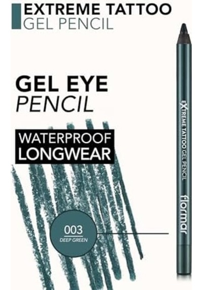 Extreme Tattoo Gel Pencil 003 Deep Green Göz Kalemi 0