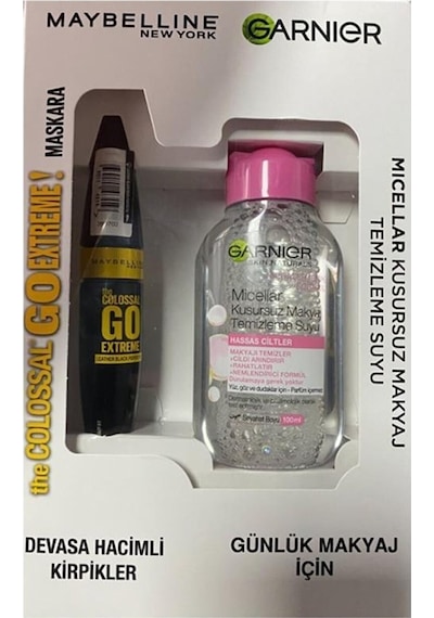 Maybelline New York Maybeline Maskara + Garnier Makyaj Temizleme