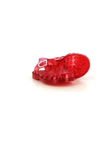 Meduse Sun Cerise Paillete - Kırmızı Kız Çocuk Sandalet