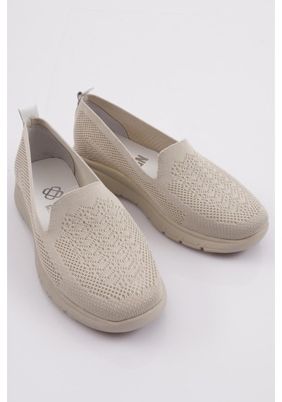 Dgn 581 Kadin Günlük Comfort Ayakkabi 581-2183-R0152 Bej