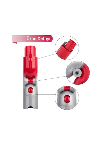 Dyson GEn5 GEn5detect Uyumlu Absolute Mobilya Altı Adaptörü Dik