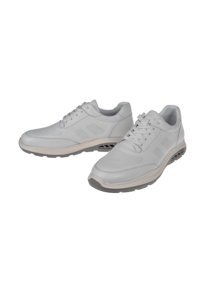 Pullman Hakiki Deri Erkek Spor Ayakkabı Sneaker Mod-5825 Beyaz