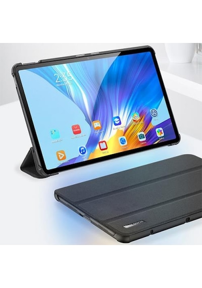 Coofbe Huawei Uyumlu MatePad 10.4 Kılıfı Katlanabilir Standlı Kalem Yerli Mıknatıslı Huawei Uyumlu MatePad Kılıfı