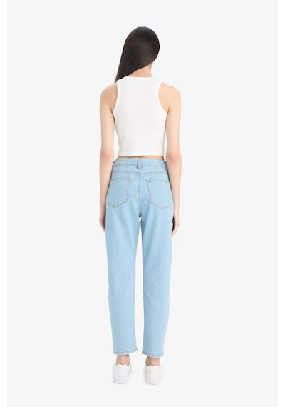 DeFacto Comfort Mom Yüksek Bel Kısa Paça Jean Pantolon E1677AX25SMNM39