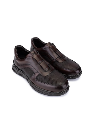 Tamer Tanca Erkek Hakiki Deri Kahverengi Sneakers & Spor Bot 298 3299-56602 Erk Bot Sk25-26 Kahve Kahverengi