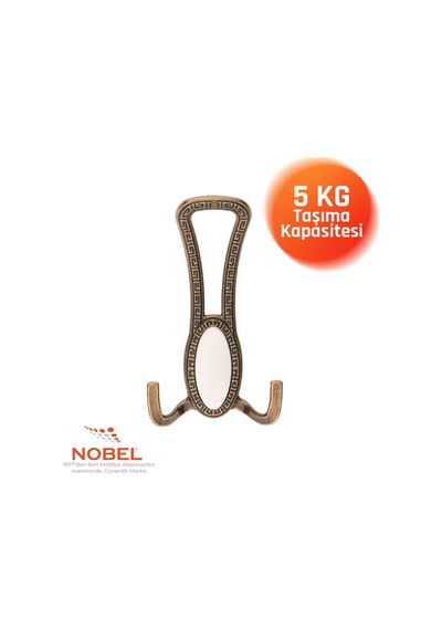Seçi L Portmanto Askısı, Metal Vestiyer Askısı, Anti K Sari , Duvar Ve Dolap Askılığı 5'li Set Vidalı