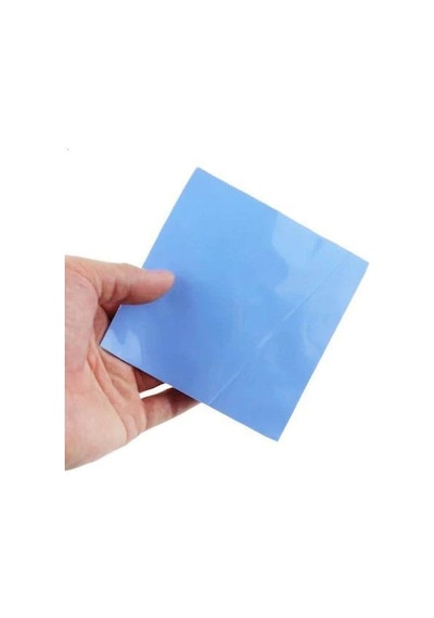 10*10 cm Chipset Soğutucu Termal Pad Ped Kalınlık 1 mm Mavi Renk 10*10 cm Chipset Soğutucu Termal Pad Ped Kalınlık 1 mm Mavi Renk
