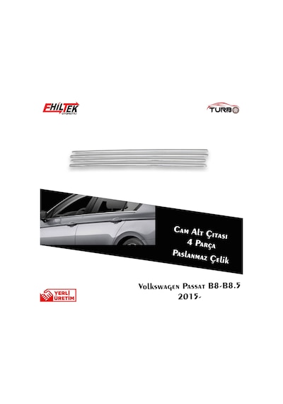 S-Dizayn  Volkswagen Passat B8.5 Cam Çıtası 4 Parça 2019 ve Üzeri
