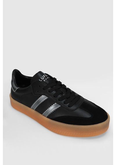 Lufian Davıd Erkek Deri Sneaker Ayakkabı Siyah Siyah 112230234100100 Siyah