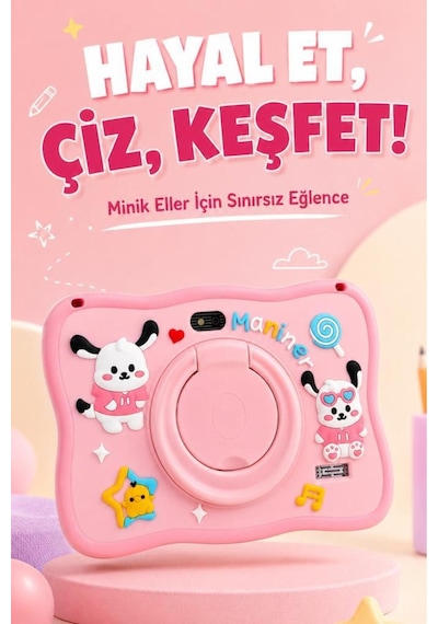 Maniner Eğitici M6 4 GB 128 GB Kılıflı Çocuk Tableti Tablet