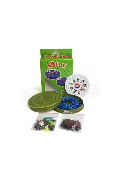 Star Solo Test. 9 Taş. Kızma Birader 3'Ü Bir Arada