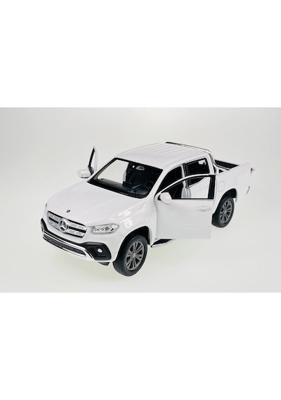 Welly Koleksiyon 1 / 24 Ölçek Mercedes X Class Beyaz Arazi Aracı Model Metal Araba Çok Renkli