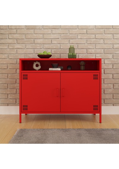 Tv Ünitesi, Tv Dolabı,2 Kapaklı, Açık Raflı 100,50 X 40 X 79,50 Cm Ral 3020 Kırmızı Tv Ünitesi, Tv Dolabı,2 Kapaklı, Açık Raflı 100,50 X 40 X 79,50 Cm Ral 3020 Kırmızı