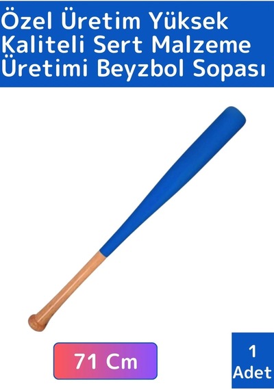 Özel Tasarım Yüksek Kaliteli Kırılmaz Hassas Kavrama Dayanıklı Ahşap Baseboll Beyzbol Sopası 71 Cm Çok Renkli
