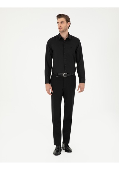 Pierre Cardin Erkek Siyah Gömlek Desenli 50294742-vr046 Siyah