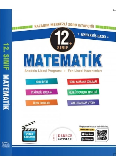Sonuç Derece Yayınları 12. Sınıf Matematik Modüler Set