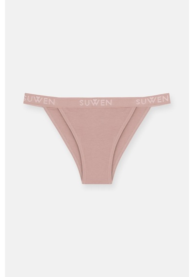3'lü Pamuklu Lastikli Normal Bel Slip Külot Pembe