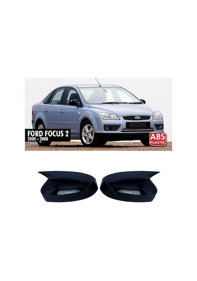 Ford Focus 2 Batman Yarasa Ayna Kapağı Piano Black 2005-2008