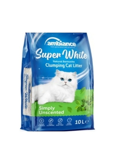 Ambiance Simply Unscented Kokusuz Topaklaşan Bentonit Kedi Kumu 10 L