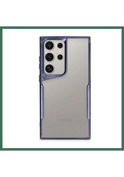 En-cag Samsung Galaxy S25 Ultra Uyumlu Kılıf Boyi Silikon Kapak - Lacivert Bss