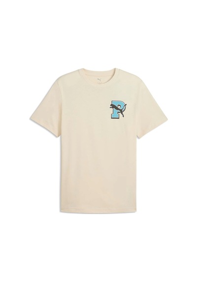 Puma Graphıc Tee Erkek Bej Tişört 69177687