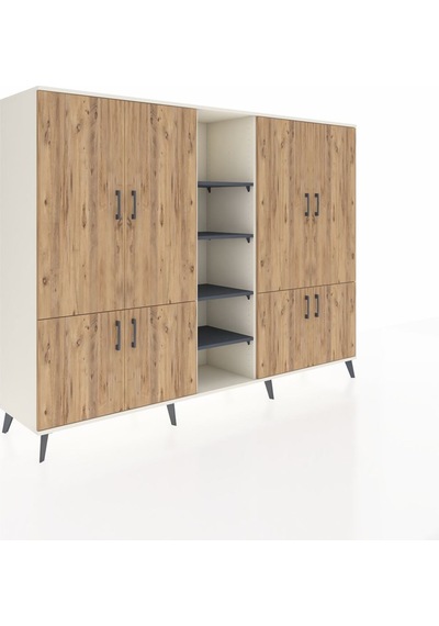 Hyperion Dolap 14 Raflı 8 Kapaklı 220x44x163 Aytaşı-çam/antrasit Atlas Çam/antrasıt - Aytası Hyperion Dolap 14 Raflı 8 Kapaklı 220x44x163 Aytaşı-çam/antrasit Atlas Çam/antrasıt - Aytası