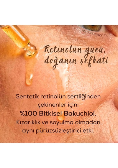 Night Elixir Yenileyici Gece Serumu Doğal Retinol Alternatifi Bakuchiol %100 Doğal Mikrobiyom Dostu